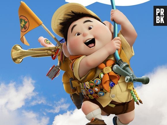 Russell usa uniforme de escoteiro em "Up - Altas Aventuras"