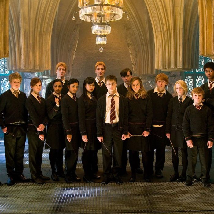 &quot;Harry Potter&quot; trazia uniforme combinando com as casas dos alunos