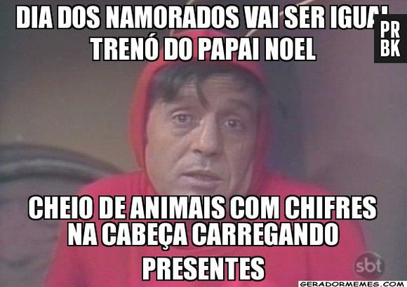 E a zoeira com os namorados no Dia dos Namorados não para!