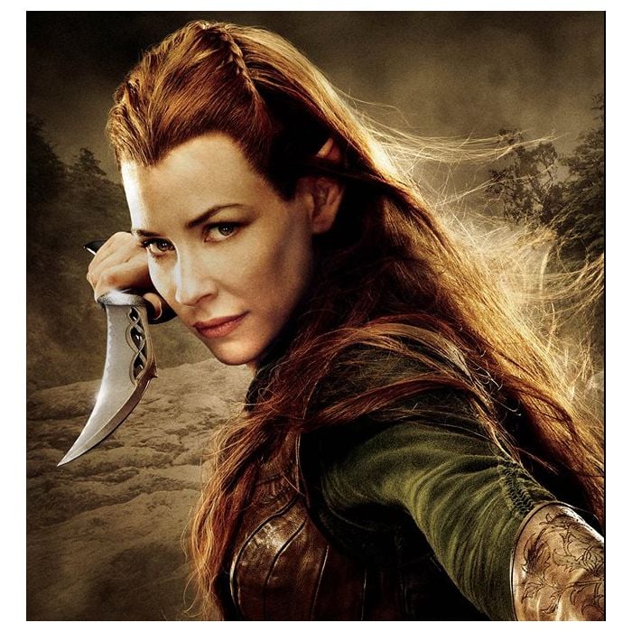 Tauriel (Evangeline Lily) é uma elfa criada especialmente para o filme &quot;O Hobbit - A Desolação de Smaug&quot;
