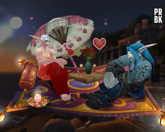 "World Of Warcraft" tem várias paisagens românticas pra se aventurar com mozão