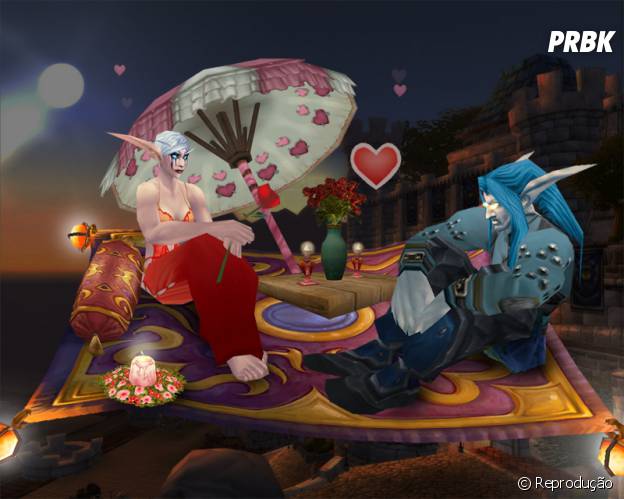 "World Of Warcraft" tem várias paisagens românticas pra se aventurar com mozão