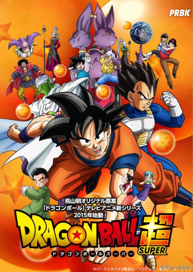Cartaz oficial de "Dragon Ball Super", o retorno da franquia de anime para TV