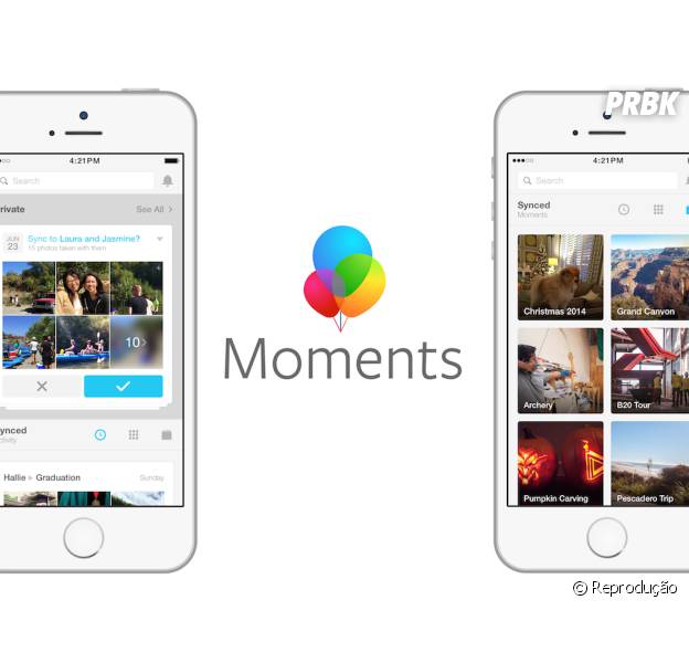 Facebook lança aplicativo Moments para compartilhar fotos com os amigos automaticamente!