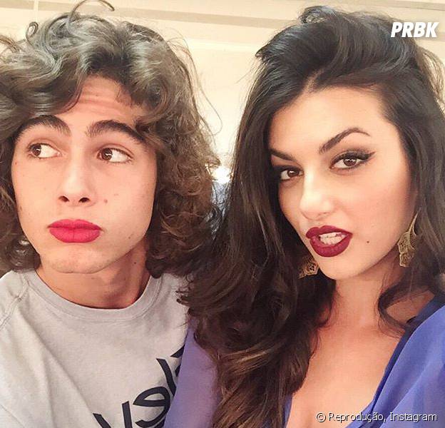 Rafael Vitti, de "Malhação", posa de batom com Anaju Dorigon e recebe elogio de seguidores no Instagram