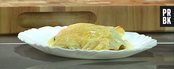 Aritana transformou uma simples lasanha à bolonhesa num prato digno do programa "MasterChef Brasil"