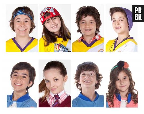 O elenco infantil de "Cúmplices de Um Resgate" será dividido em time azul e time amarelo no "Domingo Legal", do SBT