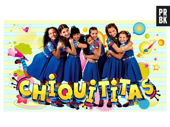 O pessoal de "Chiquititas" dá as boas-vindas ao elenco de "Cúmplices de Um Resgate", no "Domingo Legal", do SBT