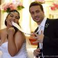 Perséfone (Fabiana Karla) e Daniel (Rodrigo Andrade) vão casar em cerimônia emocionante na trama das 21 horas da Globo!