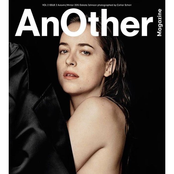 Dakota Johnson, de &quot;50 Tons de Cinza&quot;, posa sem maquiagem para capa alternativa da revista AnOther