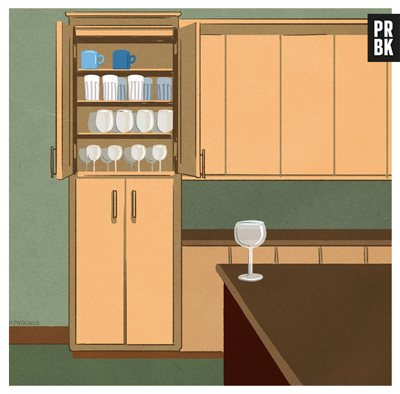 Antes de ter um gato, você tem uma casa cheia de copos lindos