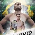 Anderson Silva é destaque no pôster brasileiro da revanche contra Chris Weidman no "UFC 168"!