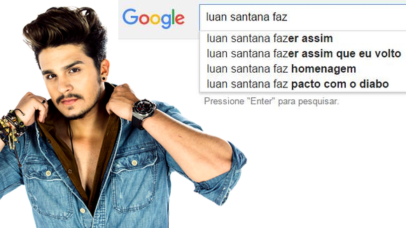 Luan Santana, Anahi, Justin Bieber e mais: veja como os famosos são procurados no Google!
