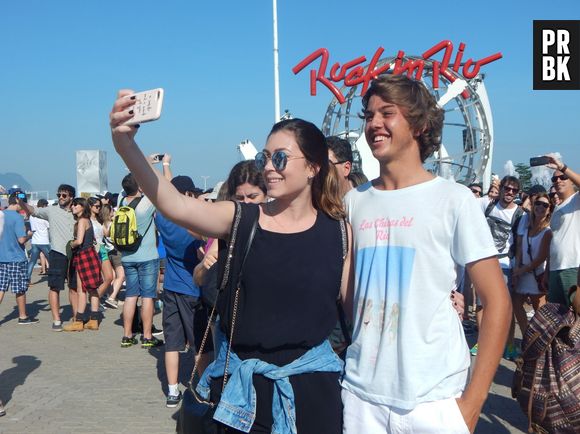O público do Rock in Rio 2015 não perdeu tempo de registrar todos os momentos na Cidade do Rock