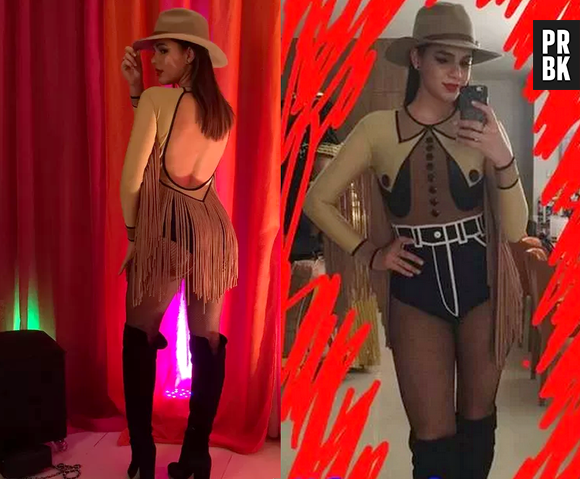 Bruna Marquezine virou uma cowgirl muito sexy pro aniversário do produtor Léo Fuchs