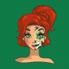 A querida Anastasia podia adotar esse visual de caveira mexicana mais vezes, né?