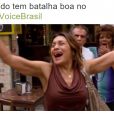 Apesar da zoeira, a galera curtiu bastante algumas batalhas do "The Voice Brasil", da Globo