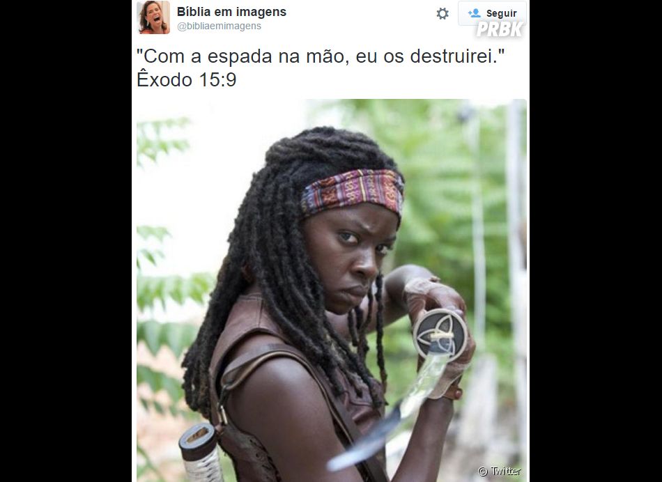 Ate The Walking Dead Virou Meme No Perfil Bibliaemimagens Purebreak