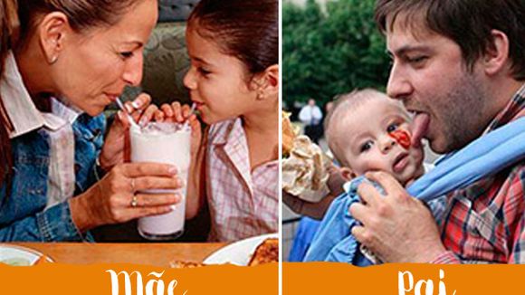 Mães contra pais: castigo, carinho, brincadeiras e as maiores diferenças entre os dois!