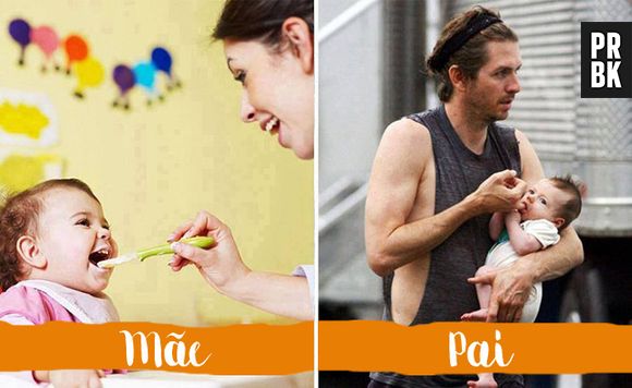 Qual é a melhor maneira de alimentar o filho? E a mais engraçada?