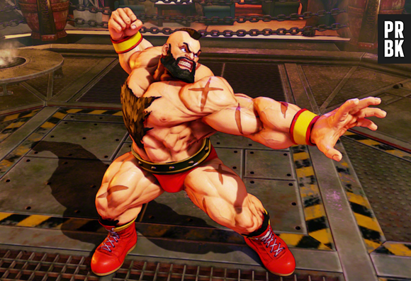 O bruto do Zangief nunca abandonou a barba em todos esses anos da série "Street Fighter"