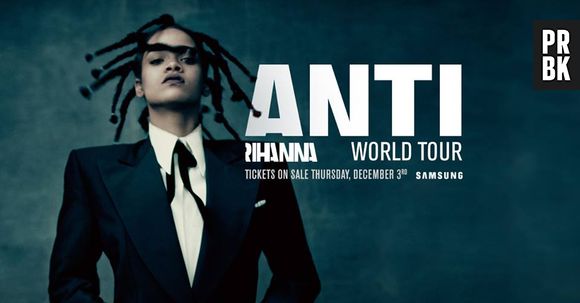 Rihanna anuncia "ANTI World Tour" com shows na América do Norte e Europa já confirmados em 2016
