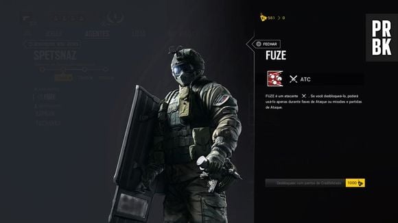 De "Rainbow Six: Siege": compre o seu personagem preferido