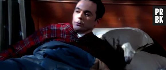 Série "The Big Bang Theory": Sheldon (Jim Parson) se assusta com aparição do professor Próton
