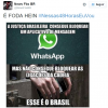 Nem tudo é zoeira! A galera também aproveita o Whatsapp fora do ar pra dar aquela alfinetada