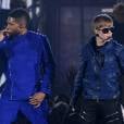 Justin Bieber performou "Baby", "Never Say Never" e "OMG" com Jaden Smith e Usher