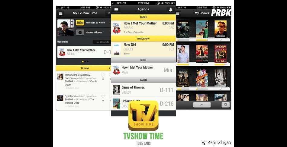 TVShow Time é um dos apps grátis mais completos para ...