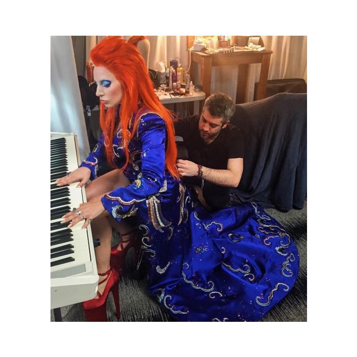 Lady Gaga se preparando para arrasar no Grammy 2016