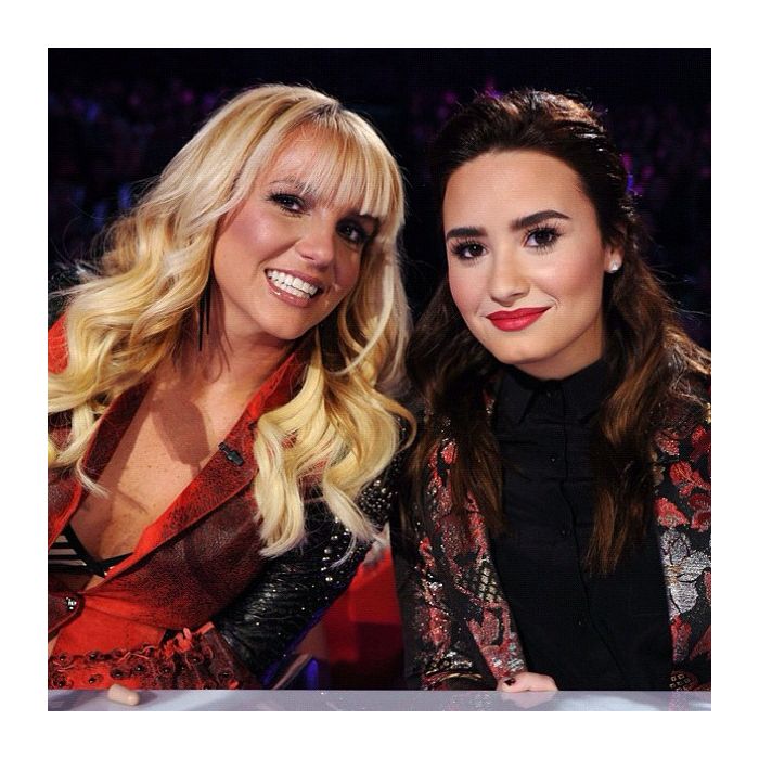 Demi Lovato e Britney Spears foram juradas da versão americana do &quot;The X Factor&quot;