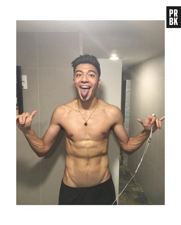 Japa postou uma foto sem camisa e recebeu um comentário de Maju Trindade