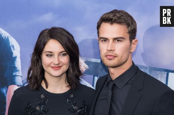 Shailene Woodley e Theo James apareceram juntinhos na première de "A Série Divergente: Convergente"
