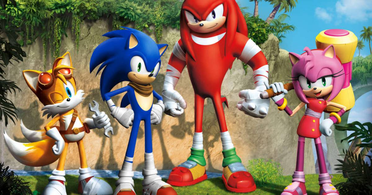 Cartelado Sonic Boom Com 4 Personagem