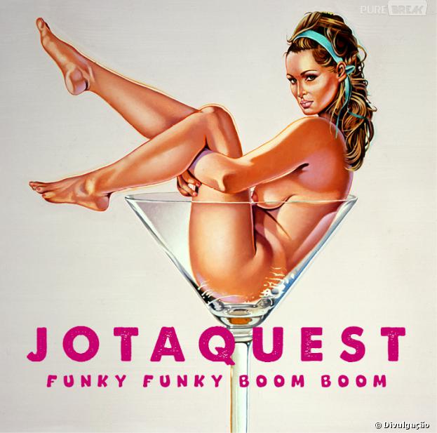Capa do álbum "Funky Funky Boom Boom", do Jota Quest, foi criada por Mel Ramos