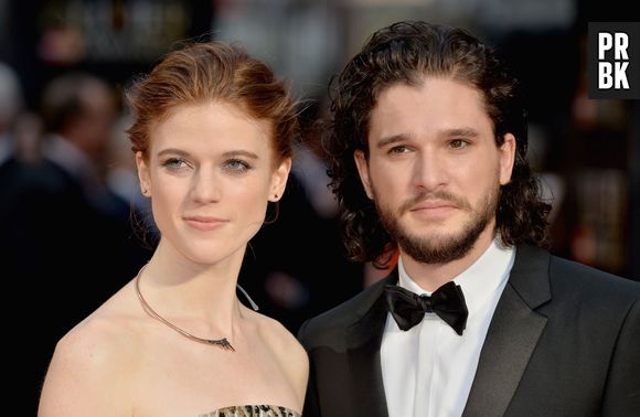 Kit Harington e Rose Leslie também intepretavam um casal em "Game of Thrones", como Jon Snow e Ygritte, respectivamente