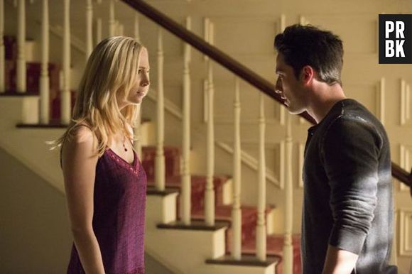 Em "The Vampire Diaries", Caroline (Candice Accola) e Tyler (Michael Trevino) tentarão se resolver