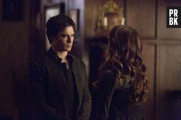 Damon (Ian Somerhalder) e Katherine (Nina Dobrev) se reencontrarão em "The Vampire Diaries"