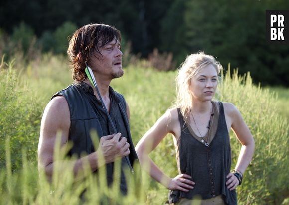 Daryl (Norman Reedus) foi separado de Beth (Emily Kinney) em "The Walking Dead"