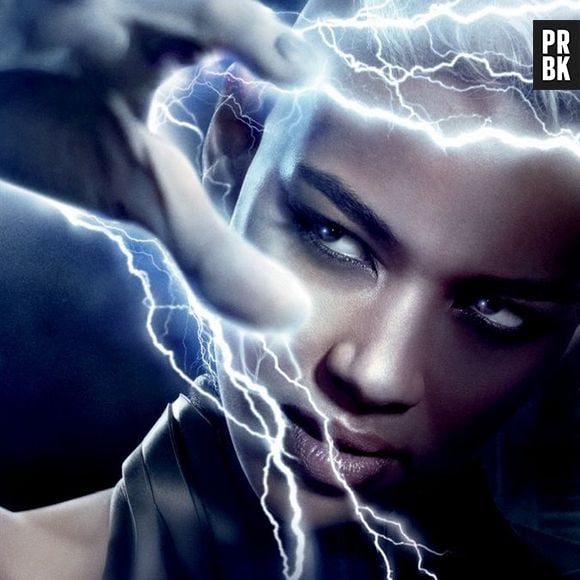 Tempestade (Alexandra Shipp), de "X-Men: Apocalipse: dona do visual moderninho, não tem tempo ruim, se acha a mais esperta