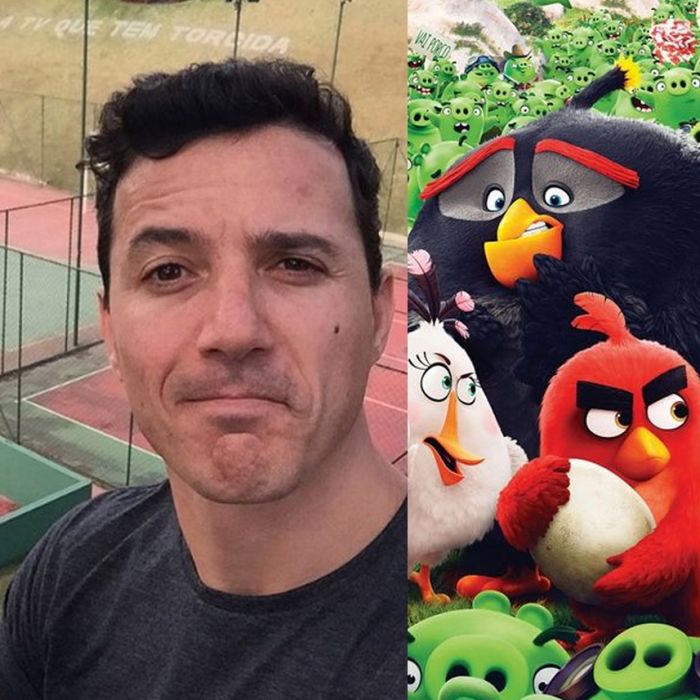 Rodrigo Piologo também não poderia faltar na dublagem de &quot;Angry Birds - O Filme&quot;, né? Só pra fechar o bonde!