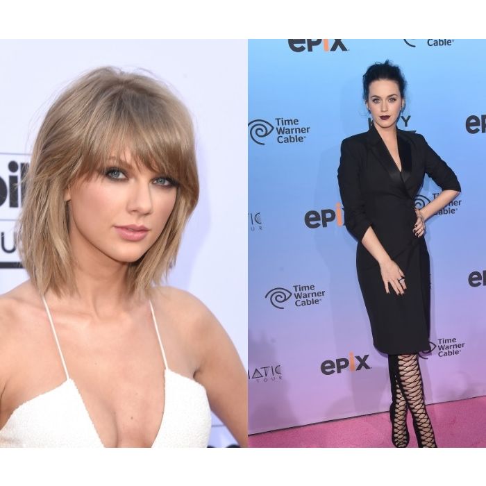  A rivalidade entre Taylor Swift e Katy Perry é grande e só tem aumentado com os anos 
