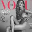 Gigi Hadid ficou nua no Instagram ao publicar a capa da Vogue que estampava