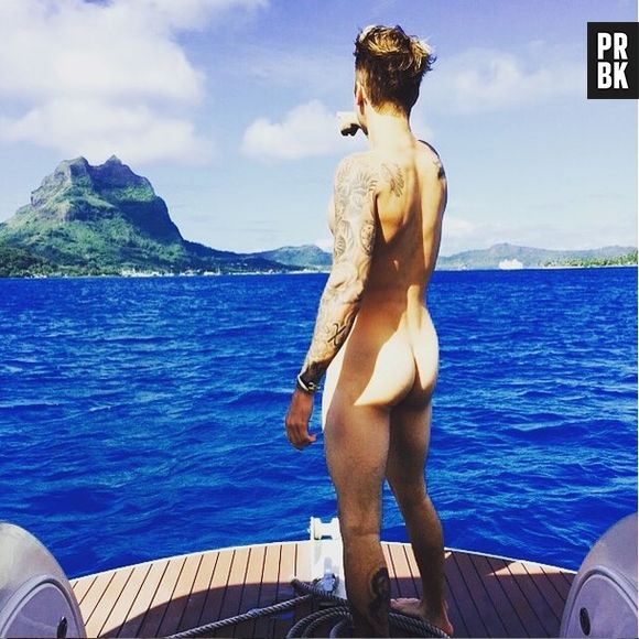 Justin Bieber ficou pelado no Instagram e mostrou como veio ao mundo!