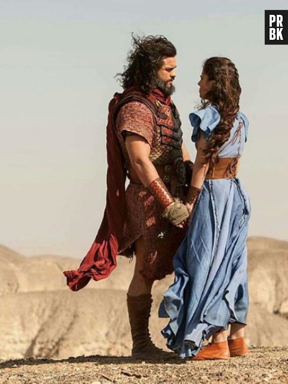 Novela "A Terra Prometida": Josué (Sidney Sampaio) e Aruna (Thais Melchior) terão envolvimento colocado em risco
