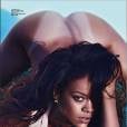  No ensaio, Rihanna aparece at&eacute; com o bumbum para o alto 