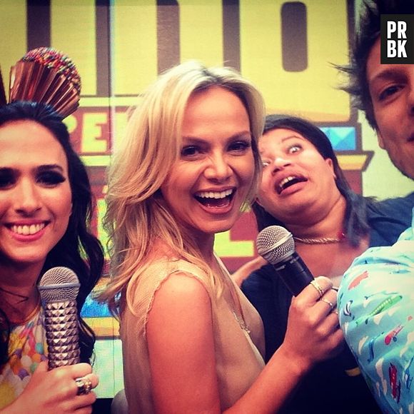 Tatá Werneck, Fábio Porchat e Eliana cairam na zoeira no programa do Multishow "Tudo pela Audiência"