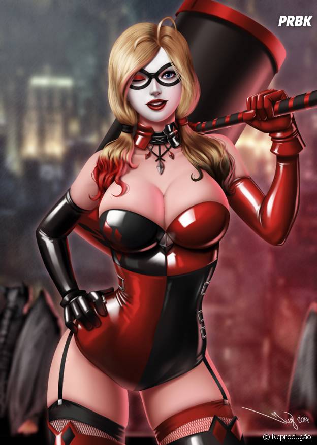 Uma Harley Quinn supersexy, uau!
